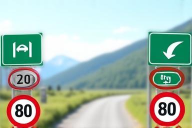 Image representing speed limit signs